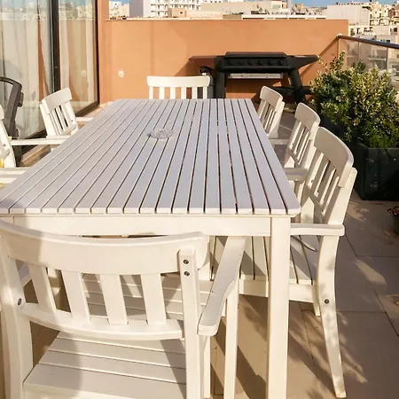 Appartamento Xl Terrace Penthouse 3br 3 Bath, Hot Tub, Bugibba *