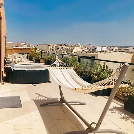 Appartamento Xl Terrace Penthouse 3br 3 Bath, Hot Tub, Bugibba